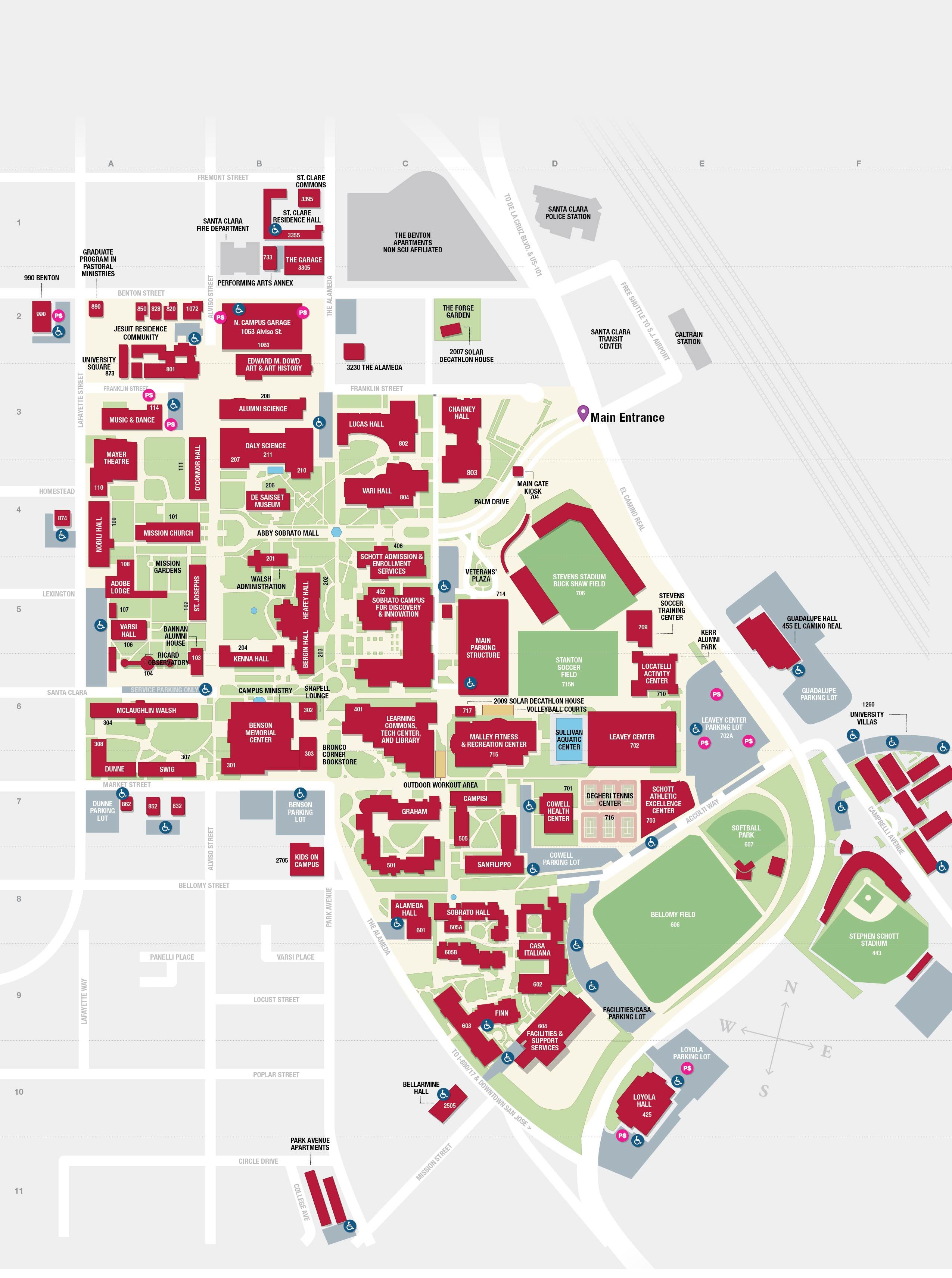 ADA Campus Map