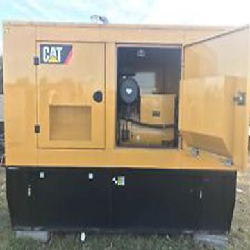 Yellow CAT emergency generator